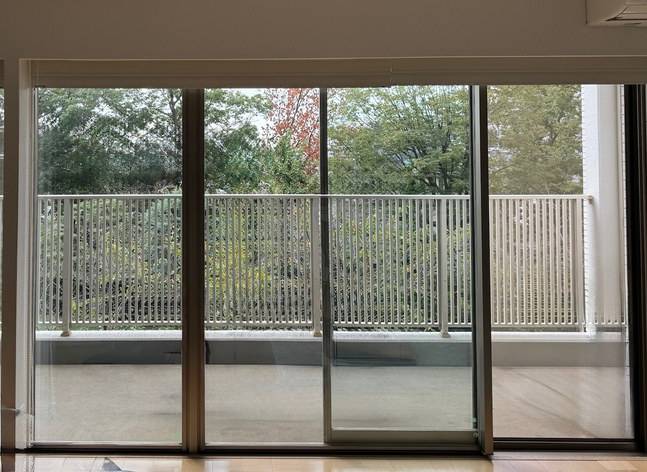 ペアガラスにNANO80Sを施工