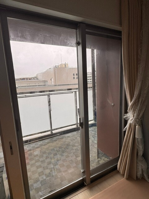 江東区マンションのペアガラスへ3M SH2CLAR施工｜透明タイプで紫外線カット対策